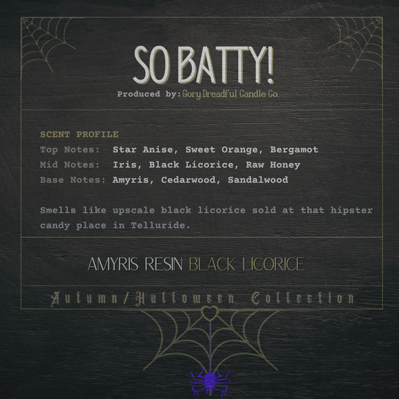 So Batty! Sizzling Room Salt Crystal Potpourri: Amyris Resin Black Licorice - Picture 2 of 10